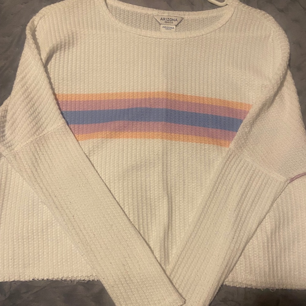 Arizona Jean Co. Sweater Type Material Long Sleeve Shirt Size: Small